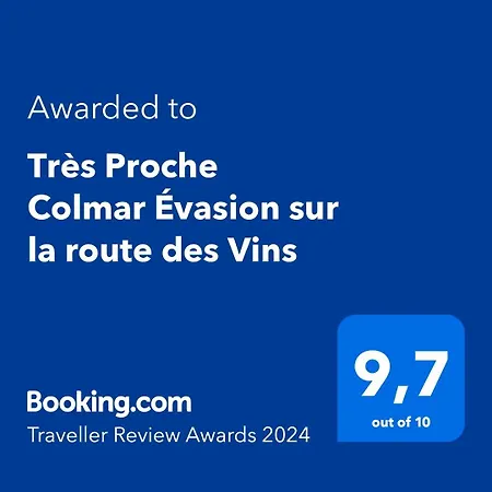 Daire Aux Portes De Colmar Evasion Sur La Route Des Vins , A 5 Minutes De Colmar *